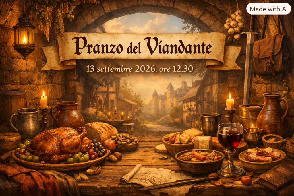 13 settembre 2026  – Pranzo del viandante